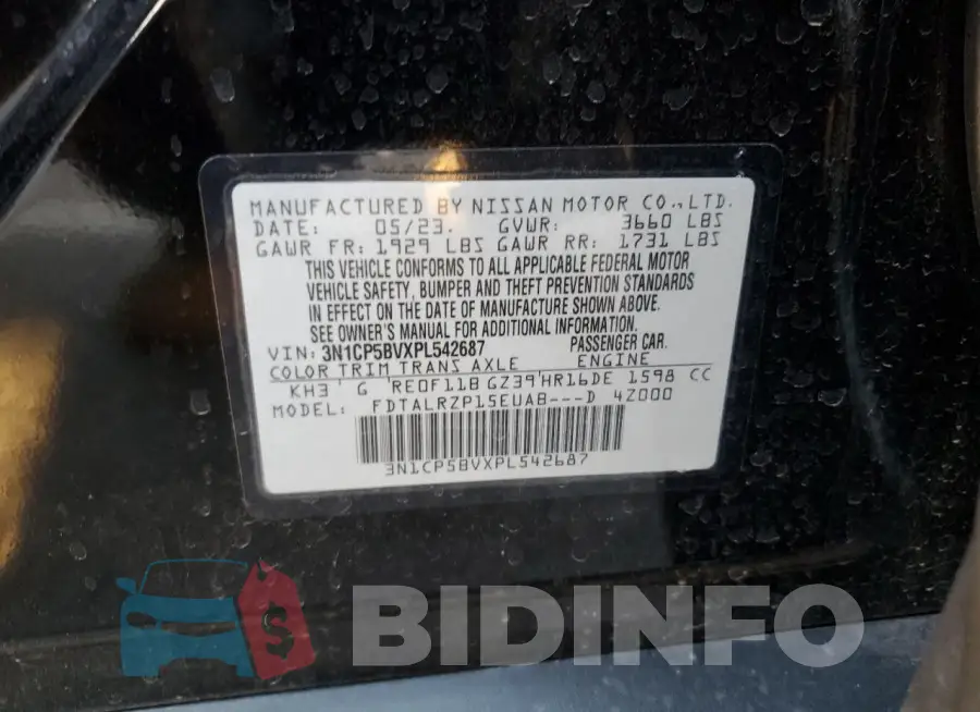 3N1CP5BVXPL542687 Photo# 13