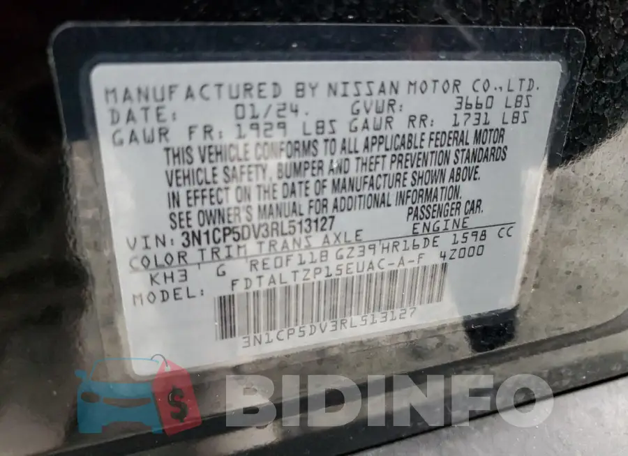 3N1CP5DV3RL513127 Photo# 14