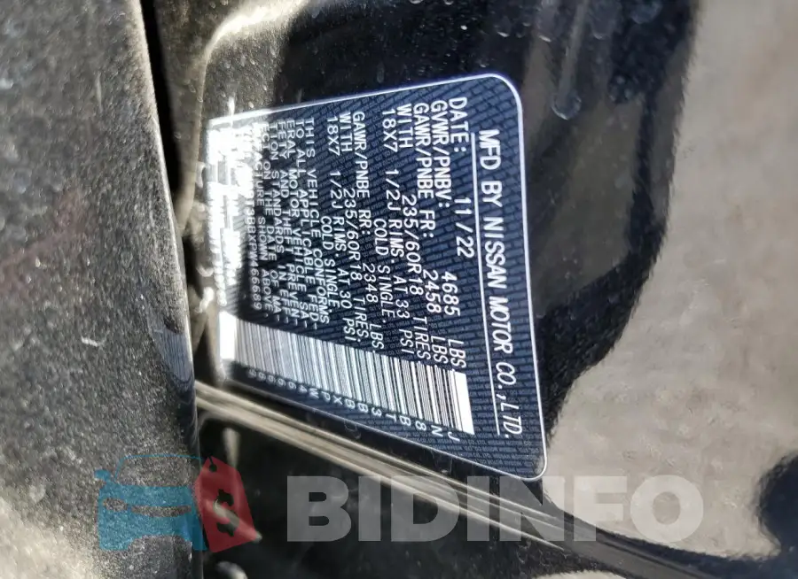 JN8BT3BBXPW466689 Photo# 13
