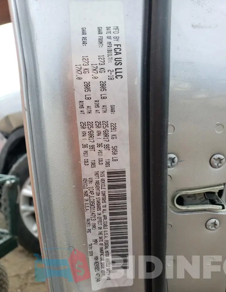 1C4PJLCB5KD114713 Photo# 13