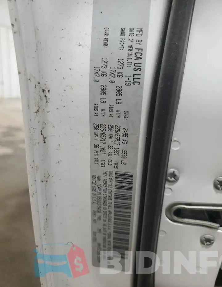 1C4PJMLB5KD379430 Photo# 13