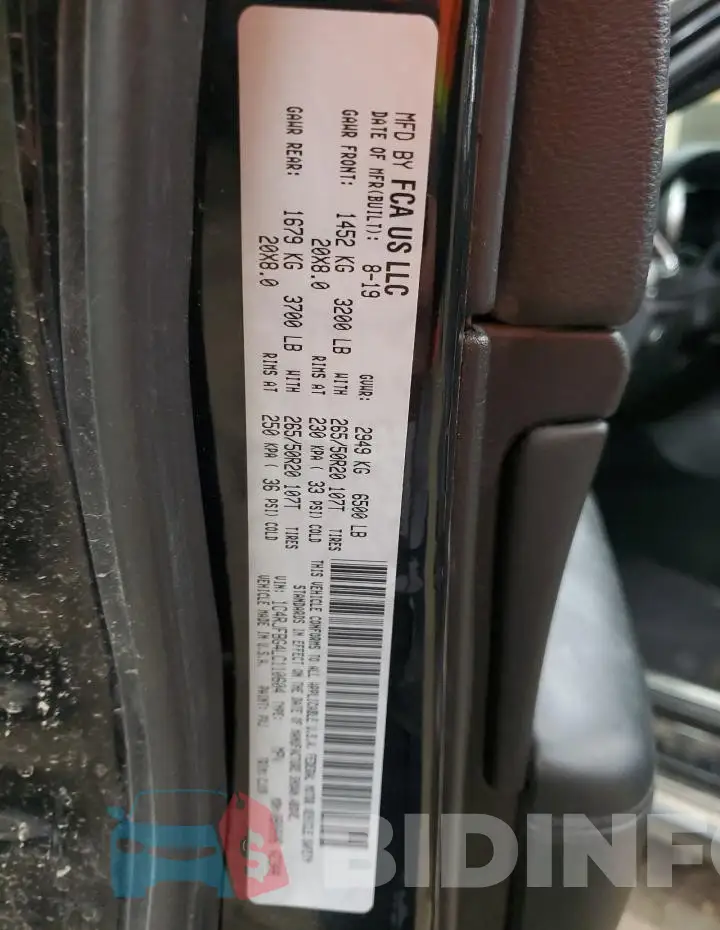 1C4RJFBG4LC110604 Photo# 13