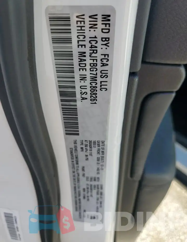 1C4RJFBG7MC868261 Photo# 13