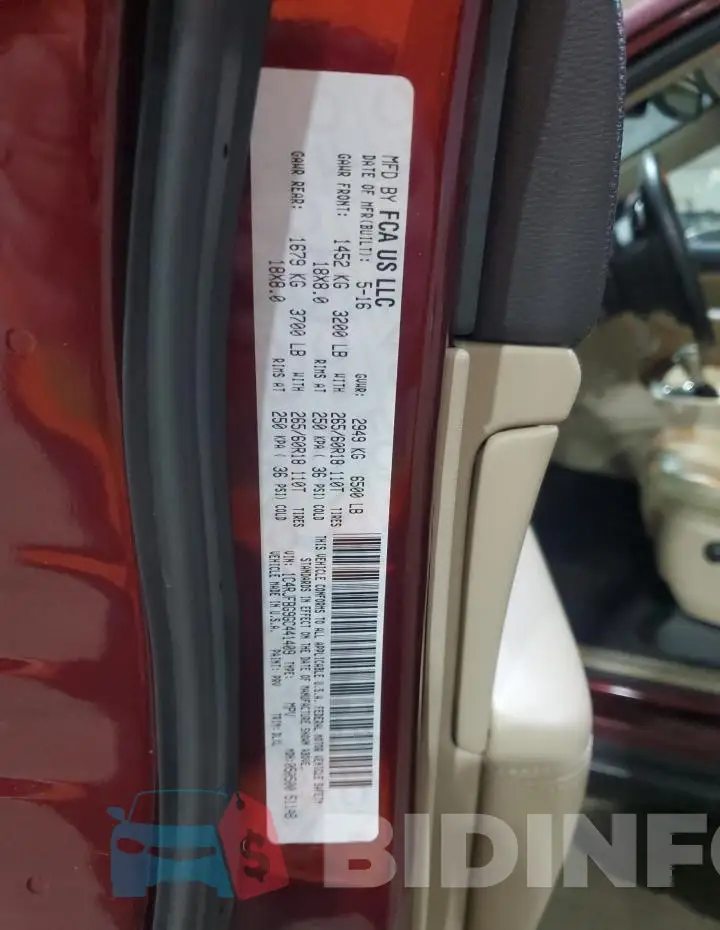 1C4RJFBG9GC441409 Photo# 13