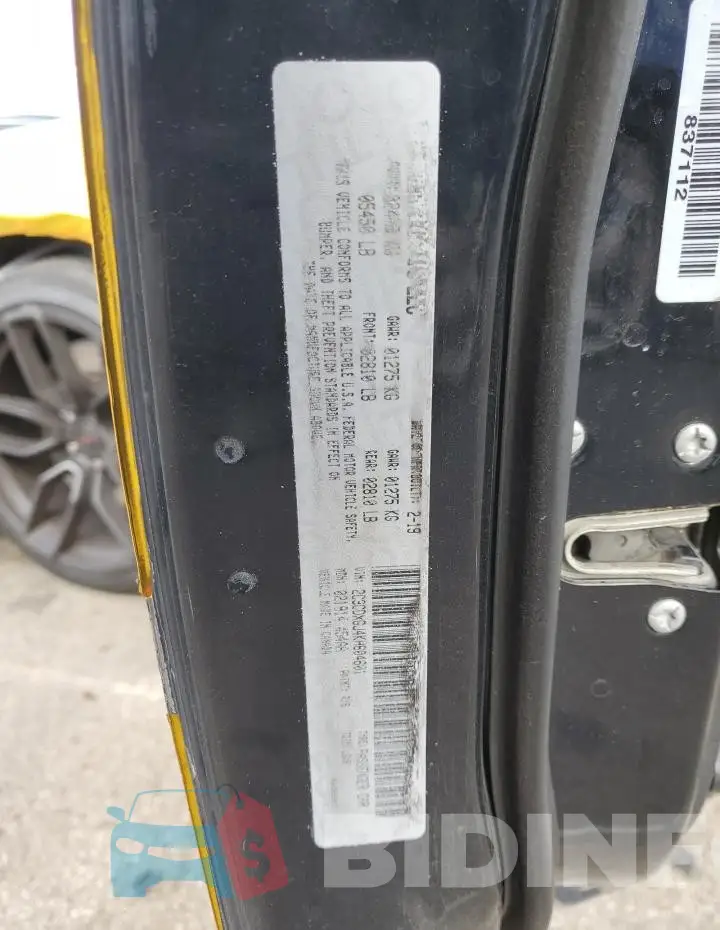 2C3CDXGJ4KH604601 Photo# 13