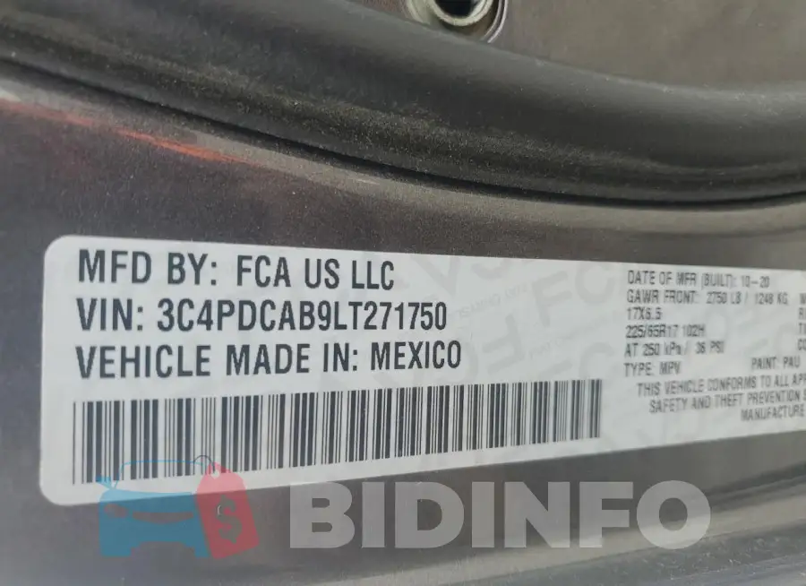 3C4PDCAB9LT271750 Photo# 13