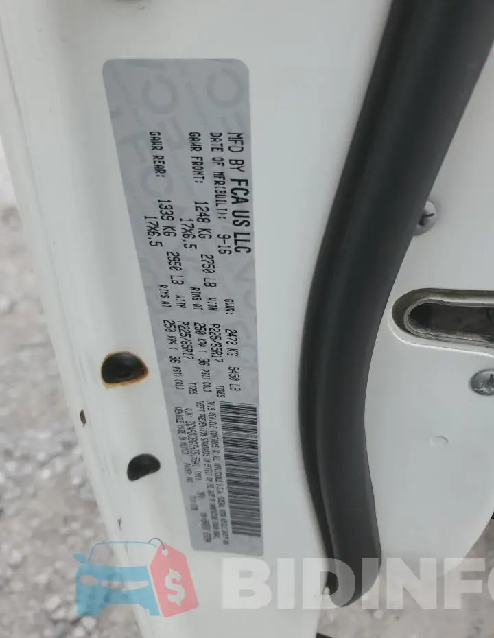 3C4PDCBG7HT515641 Photo# 13