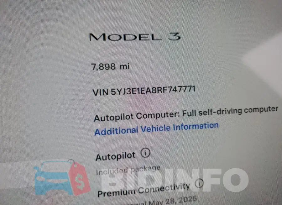 5YJ3E1EA8RF747771 Photo# 9