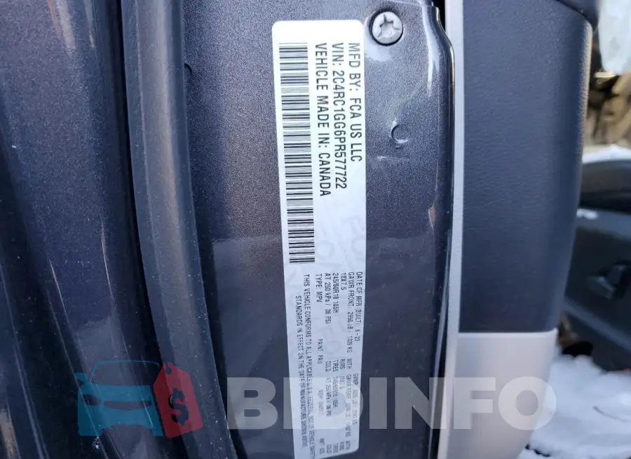 2C4RC1GG6PR577722 Photo# 13