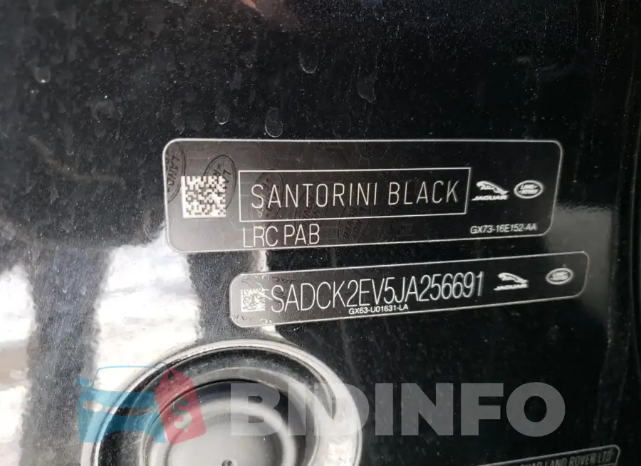 SADCK2EV5JA256691 Photo# 13