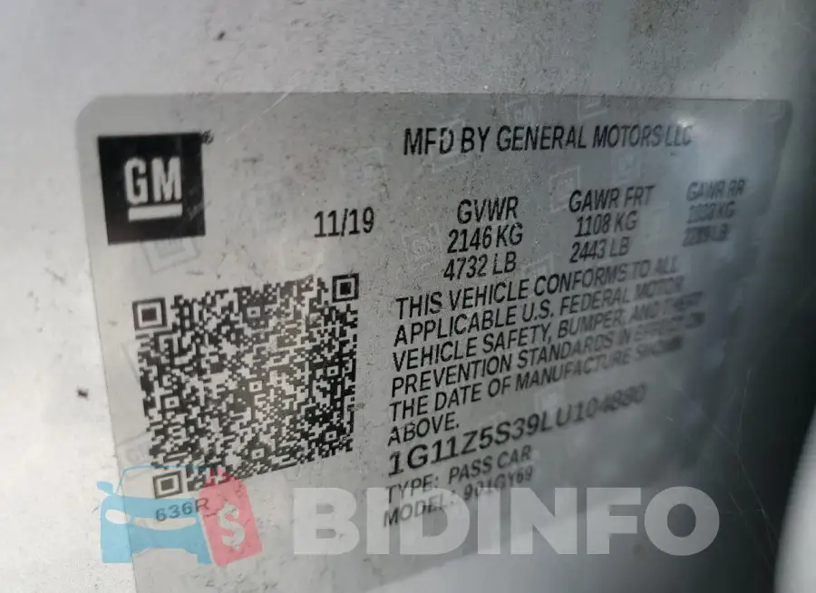 1G11Z5S39LU104880 Photo# 12