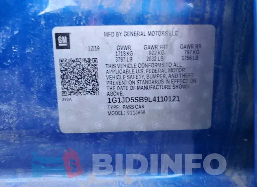 1G1JD5SB9L4110121 Photo# 12