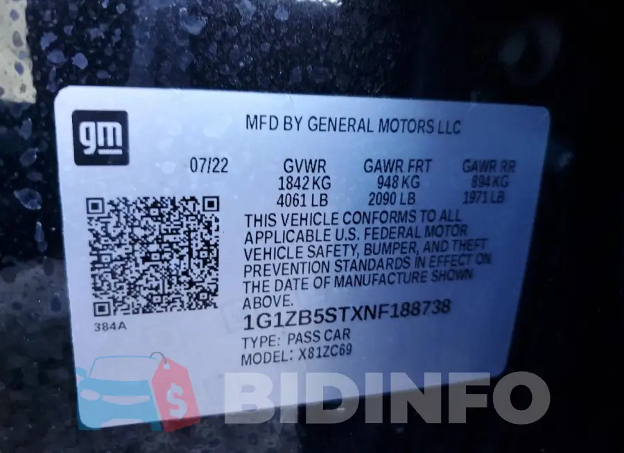 1G1ZB5STXNF188738 Photo# 12