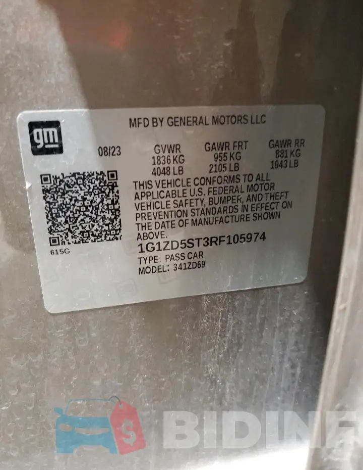 1G1ZD5ST3RF105974 Photo# 12