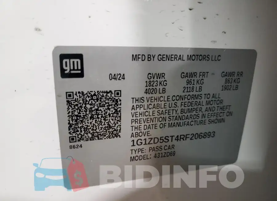 1G1ZD5ST4RF206893 Photo# 13