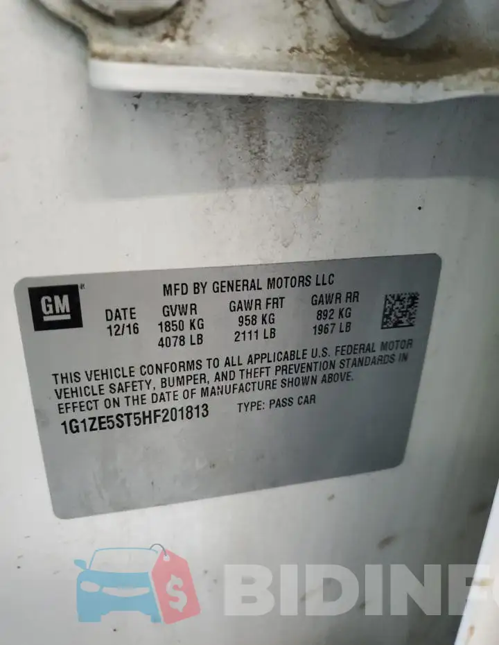 1G1ZE5ST5HF201813 Photo# 13