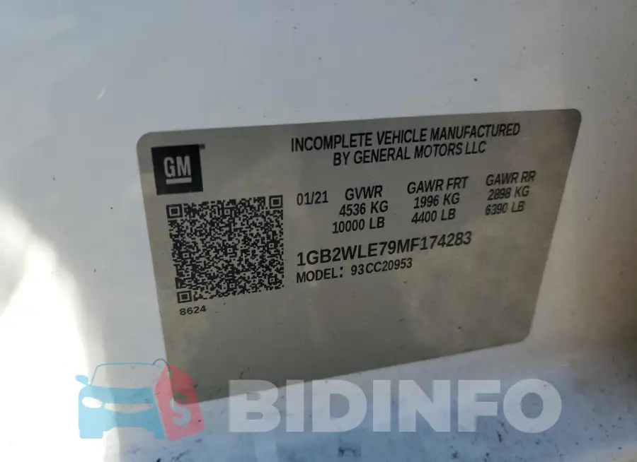 1GB2WLE79MF174283 Photo# 12