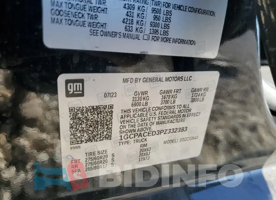 1GCPACED3PZ332383 Photo# 12