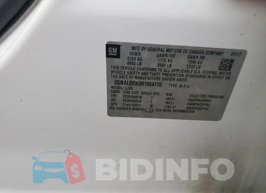 2GNALDEK9H1564170 Photo# 14