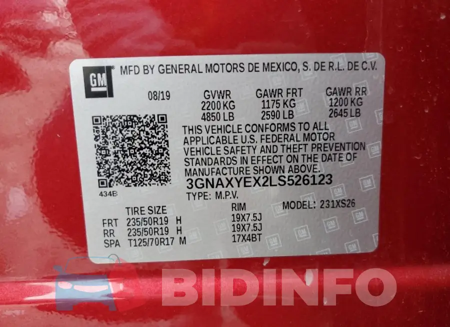 3GNAXYEX2LS526123 Photo# 12