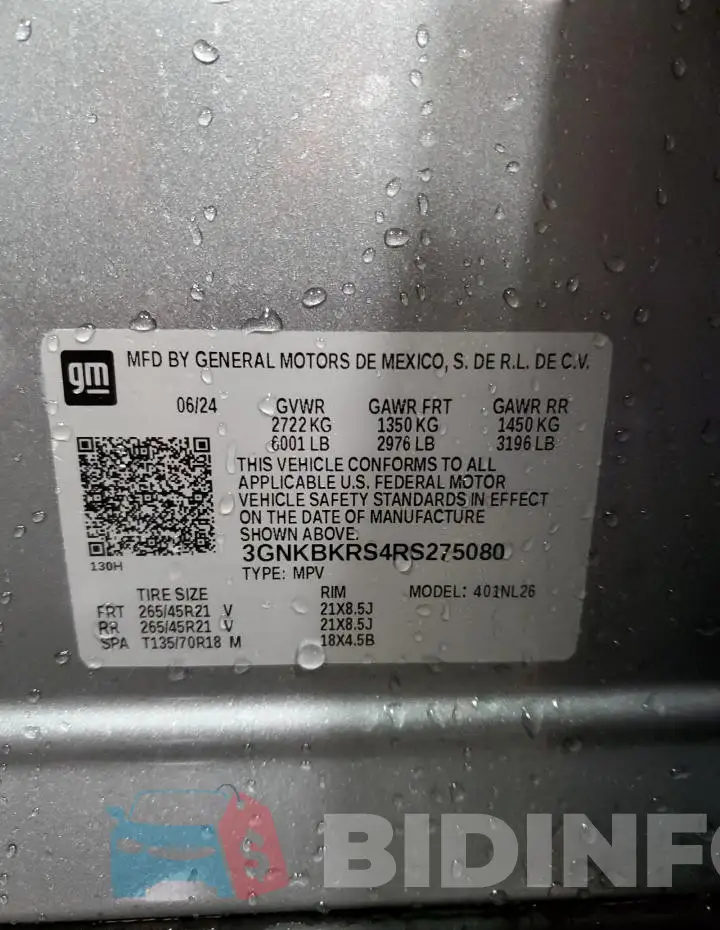 3GNKBKRS4RS275080 Photo# 13