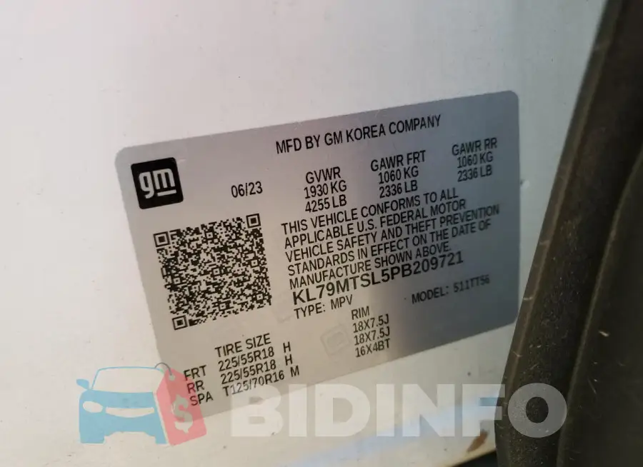 KL79MTSL5PB209721 Photo# 14