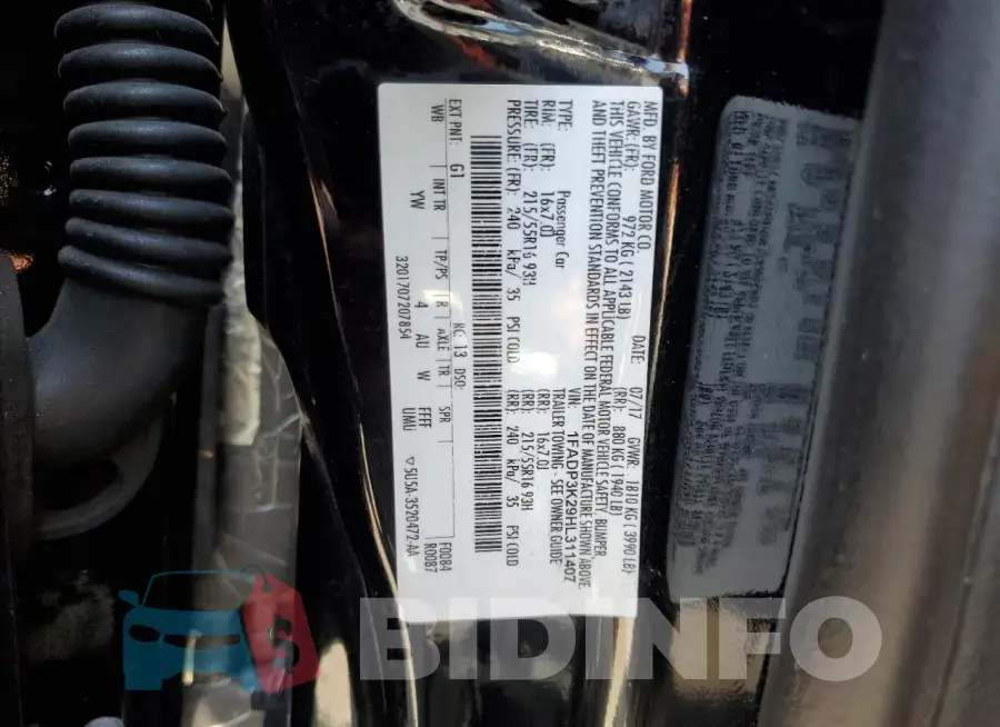 1FADP3K29HL311407 Photo# 12