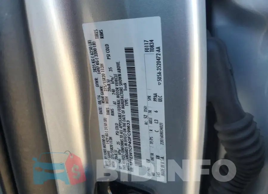 1FTEW1CP4GFC99633 Photo# 12