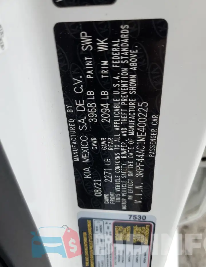 3KPF44AC1ME400225 Photo# 13