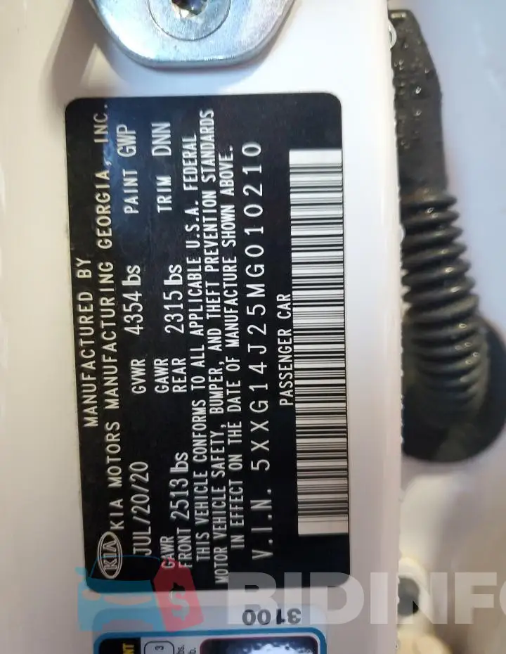 5XXG14J25MG010210 Photo# 13