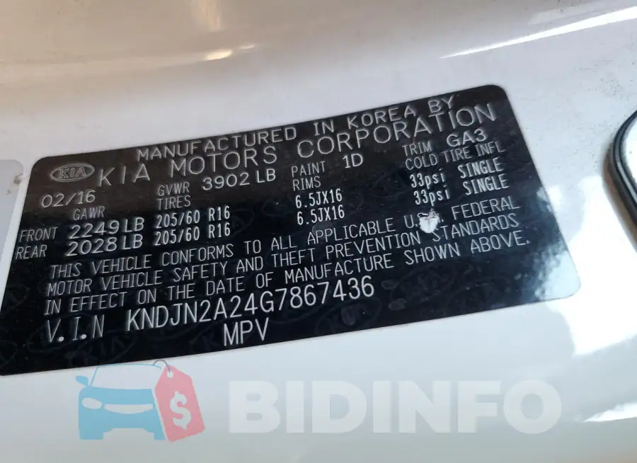 KNDJN2A24G7867436 Photo# 12