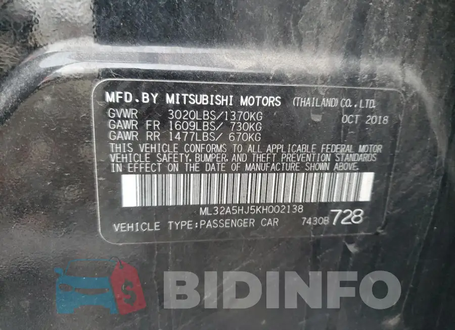 ML32A5HJ5KH002138 Photo# 12