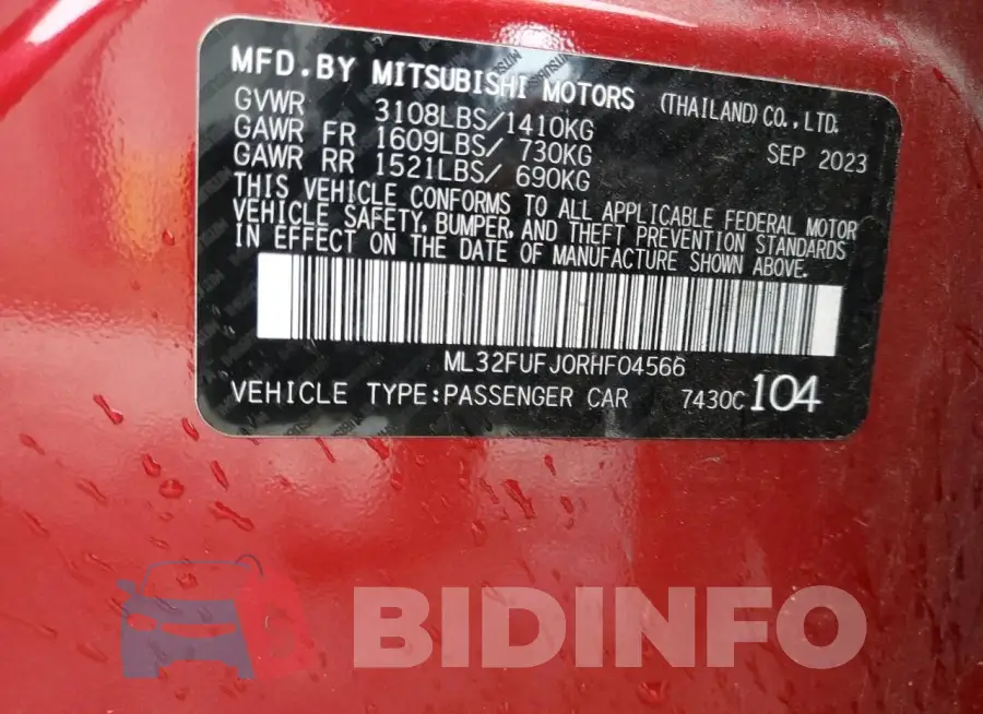 ML32FUFJ0RHF04566 Photo# 12