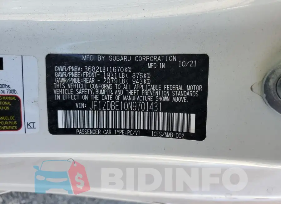 JF1ZDBE10N9701431 Photo# 12