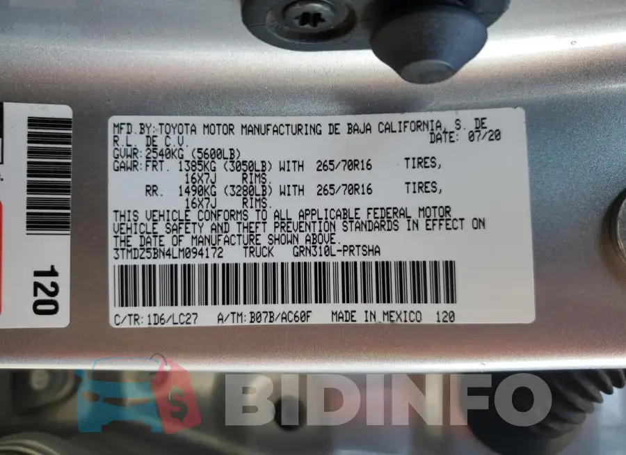 3TMDZ5BN4LM094172 Photo# 12