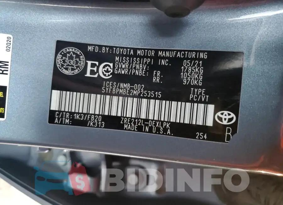 5YFBPMBE2MP253515 Photo# 13