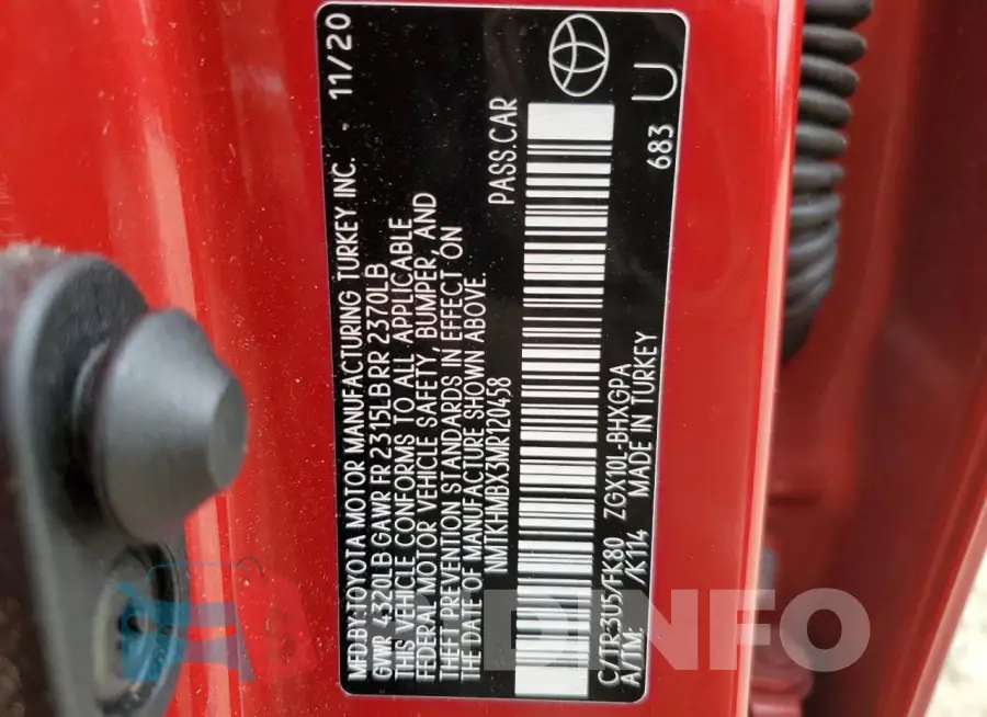 NMTKHMBX3MR120458 Photo# 13