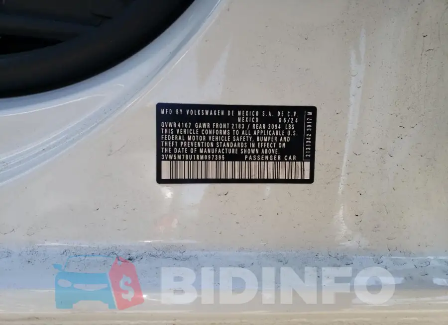 3VW5M7BU1RM097395 Photo# 13