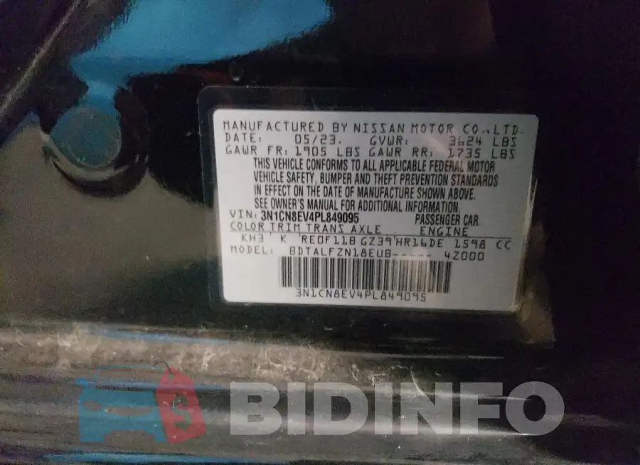 3N1CN8EV4PL849095 Photo# 12