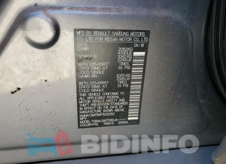 KNMAT2MT6KP502050 Photo# 13