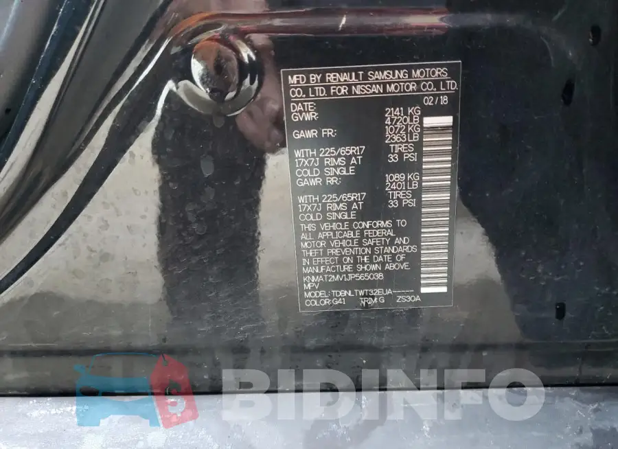 KNMAT2MV1JP565038 Photo# 13