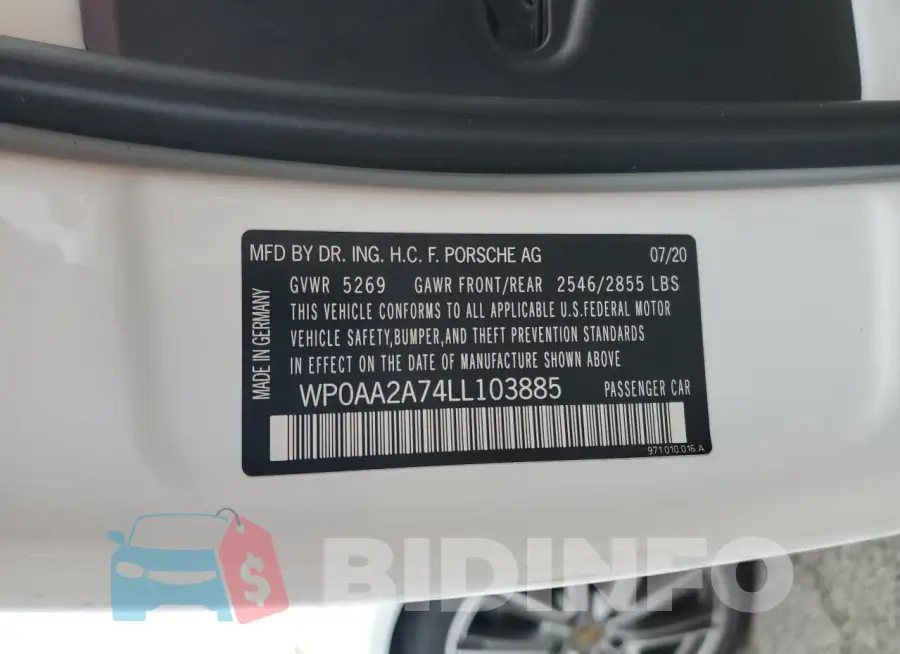 WP0AA2A74LL103885 Photo# 12
