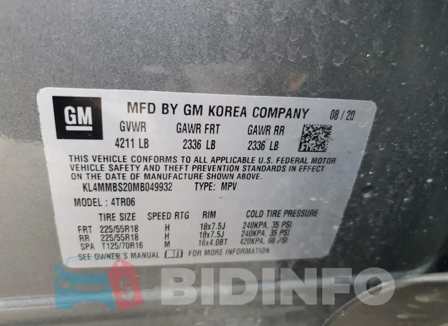 KL4MMBS20MB049932 Photo# 14