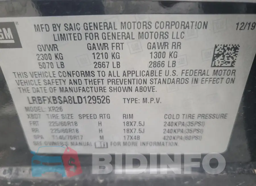 LRBFXBSA8LD129526 Photo# 13