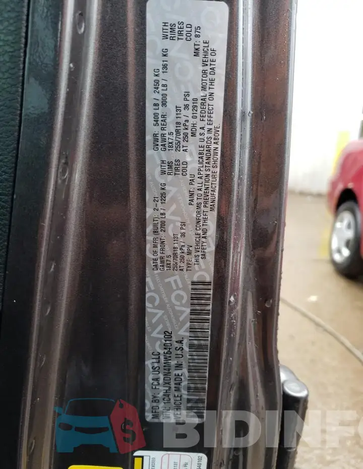 1C4HJXDN4MW640102 Photo# 12