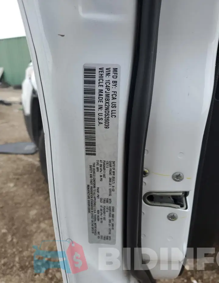 1C4PJMBX2ND536039 Photo# 12