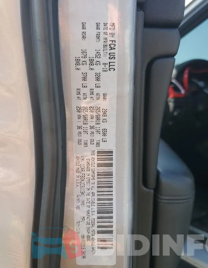 1C4RJFBGXJC311341 Photo# 12