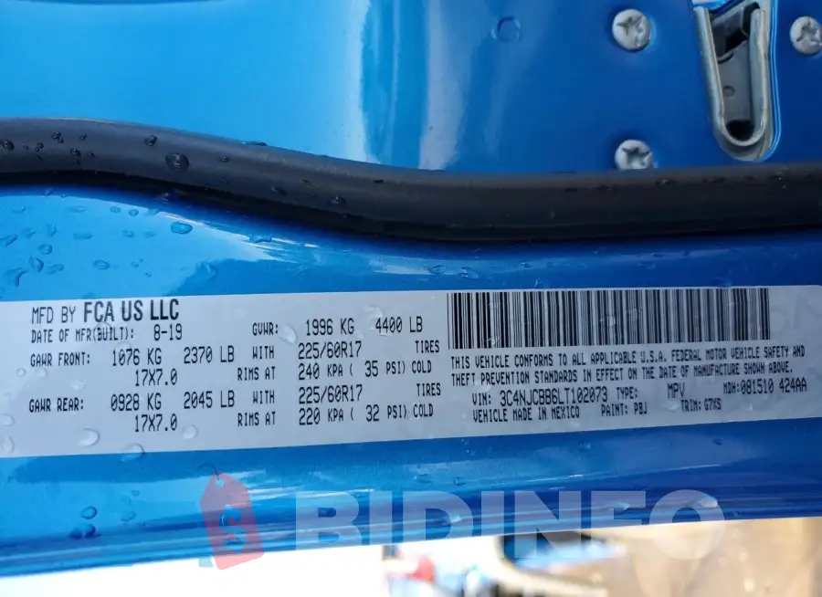 3C4NJCBB6LT102073 Photo# 13