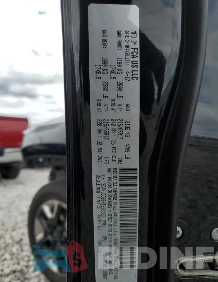 3C4NJDDB0HT630587 Photo# 13