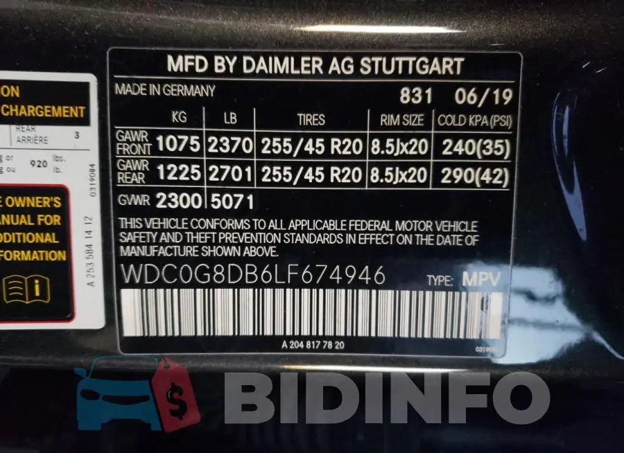 WDC0G8DB6LF674946 Photo# 13
